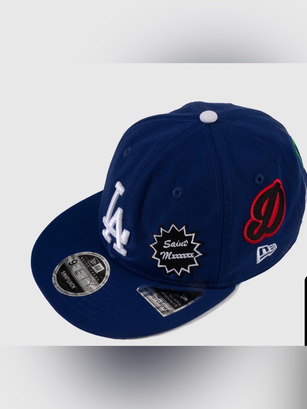 New Era Men’s Navy Blue Snapback Dodgers Hat